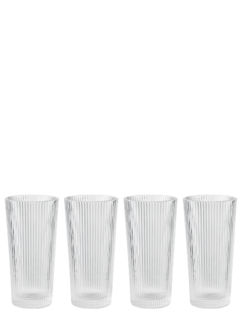 Stelton - Pilastro Long Drinking Glass 30 cL - 4 pcs (x-509)