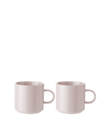 Stelton - Mug with handle 2 Pcs - Lavender