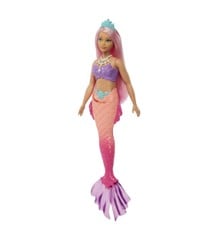 Barbie - Dreamtopia Mermaid Doll - Curvy, Pink Hair (HGR09)