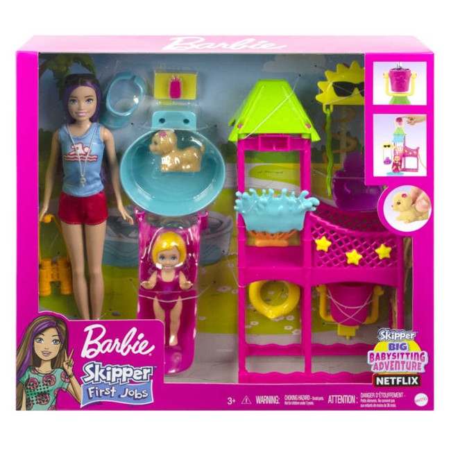 Barbie - Skipper Playset - First Jobs Waterpark (HKD80)