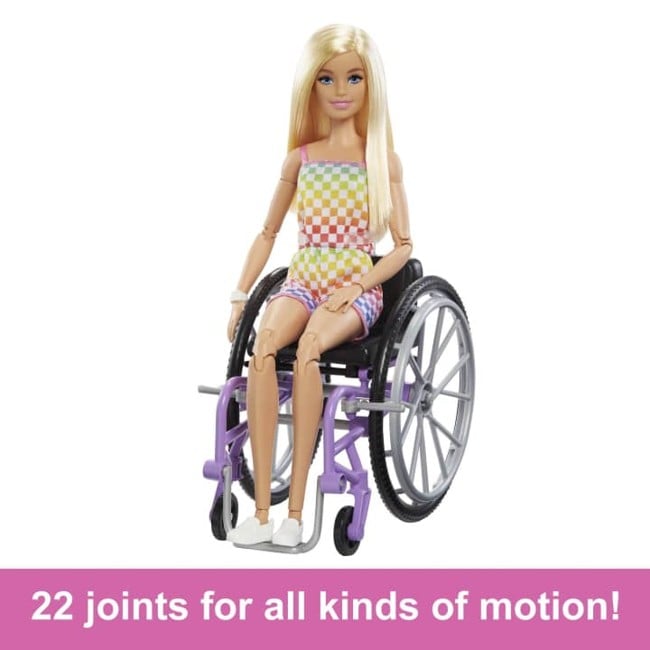 Barbie - Doll With Wheelchair And Ramp - Blonde (HJT13)