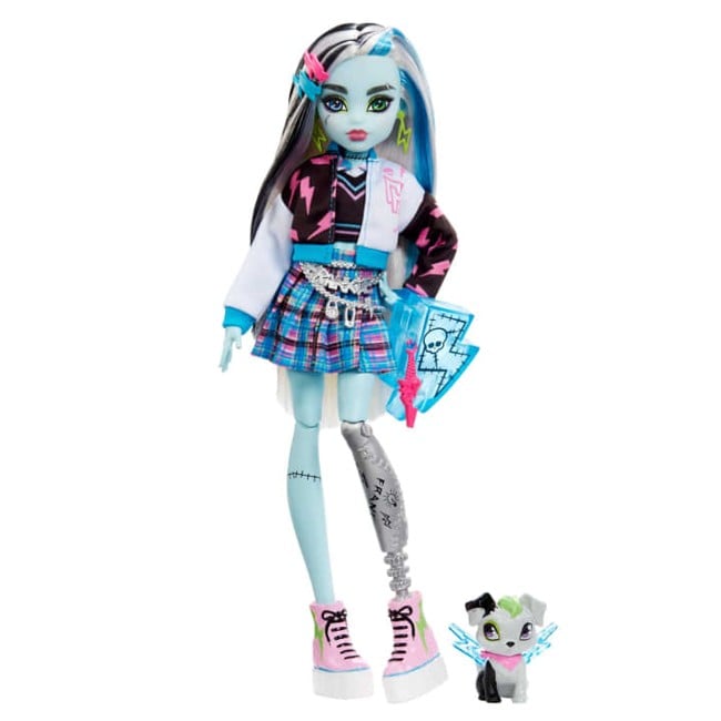 Monster High - Dukke med kæledyr - Frankie (HHK53)
