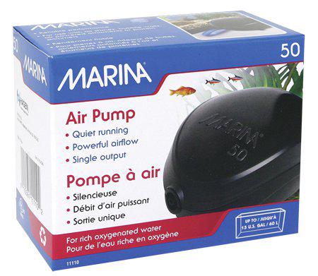 Marina - Air Pump 50 50L/H - (126.0070) - Kjæledyr og utstyr