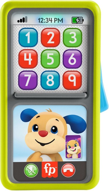 Fisher-Price - Laugh & Learn - 2-in-1 Slide to Learn Smartphone (HNL41)
