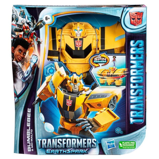 Transformers - Earthspark Spinchanger - Bumblebee (F7662)