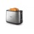 Philips -  Viva Collection Toaster, Black, Stainless steel (HD2650/90) thumbnail-1