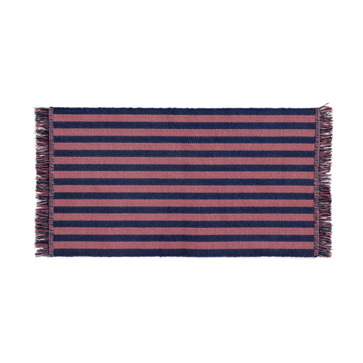HAY - Stripes and Stripes Doormat - Navy Cacao - Hjemme og kjøkken