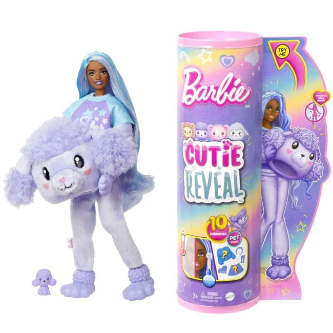Barbie - Cutie Reveal Cozy Cute Tees Series - Poodle (HKR05)