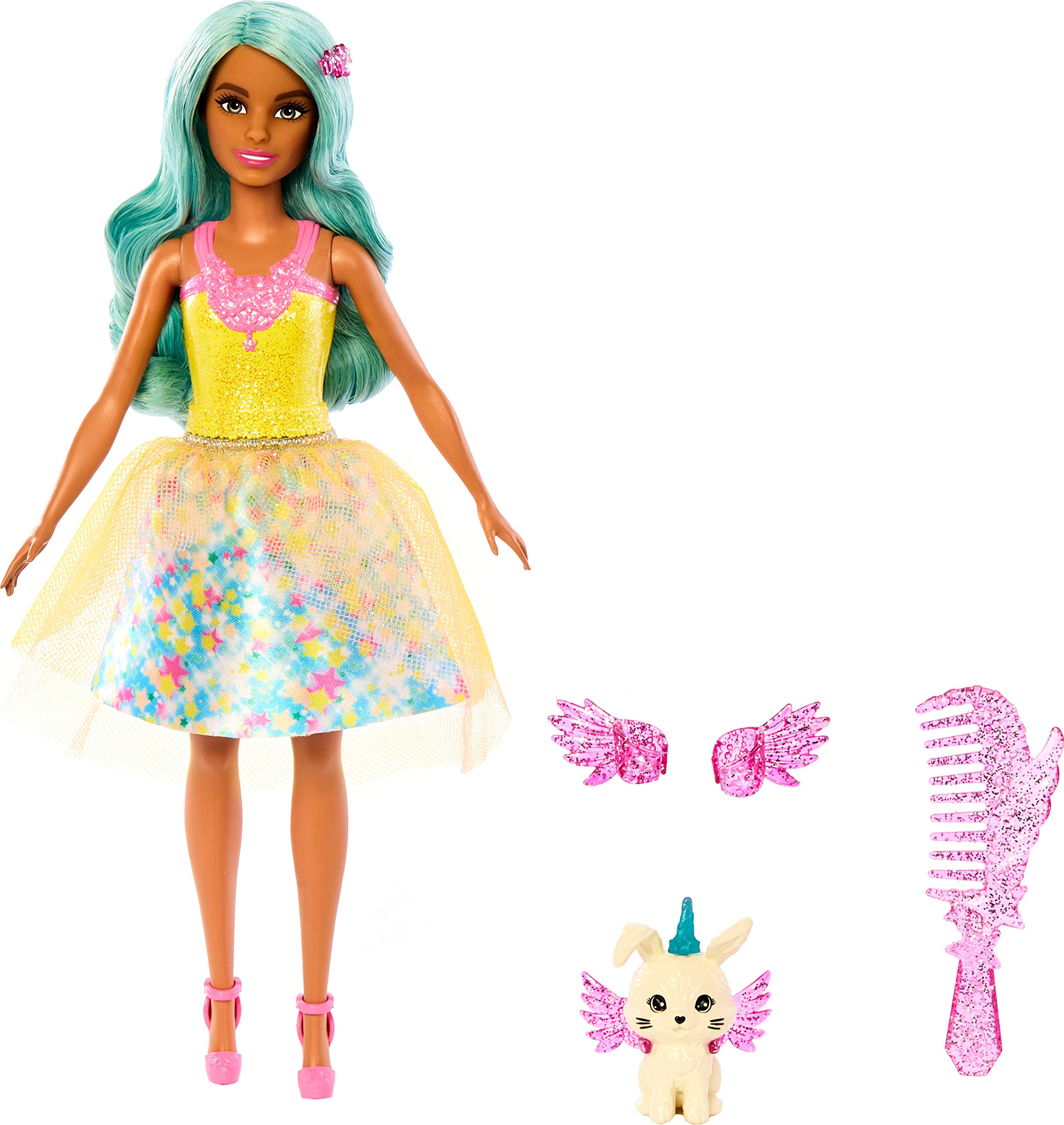 Barbie - Touch of Magic Fairytale Doll Teresa with Bunny (HLC36) - Leker