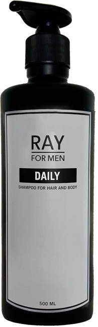 RAY FOR MEN - Daglig Hår og Krop Shampoo 500 ml