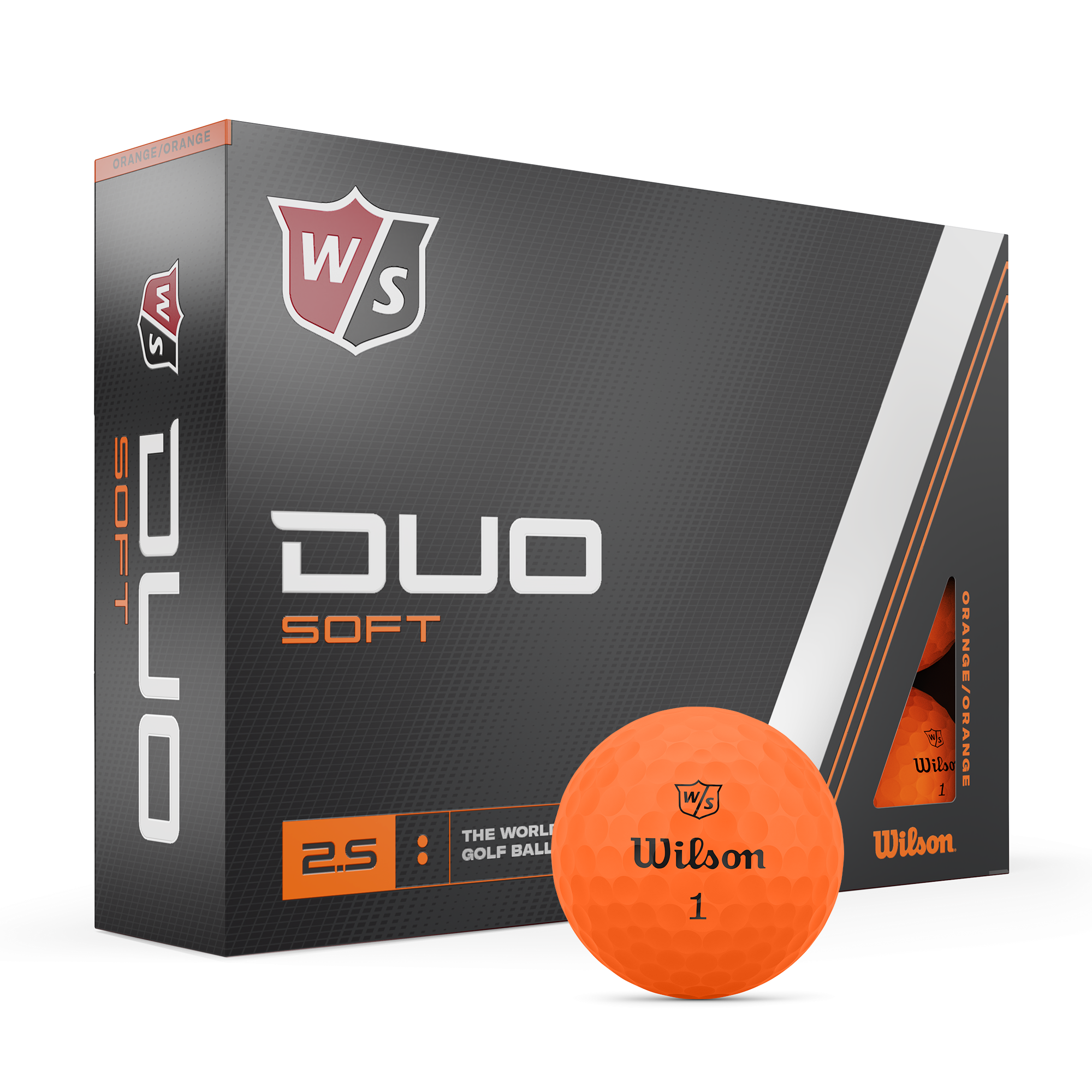Wilson - Duo Soft 12-Ball - Orange - Sportog Outdoor