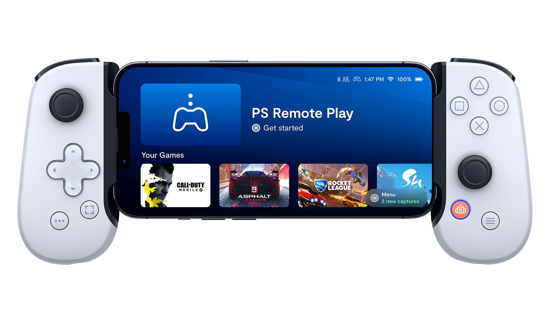 Backbone - Mobile Gaming Controller til iPhone - PlayStation Edition (PlayStation Edition) - Edition - Fri fragt