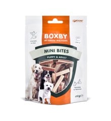 Boxby -  BLAND 4 FOR 119 - Mini Puppy Snack Bites 100g.