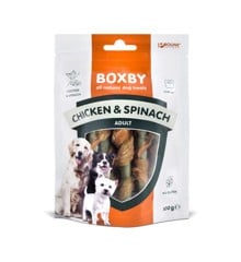 Boxby -  BLAND 4 FOR 119 - Kylling & Spinat 100g.