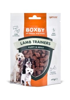 Boxby -  BLAND 4 FOR 119 - Lamme Trainer 100g.