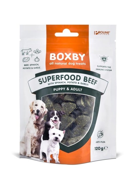 Boxby -  BLAND 4 FOR 119 - GF Superfood Okse 120 g