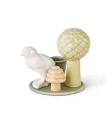 Dottir - Sweet Stories Chick Candlestick - Sage