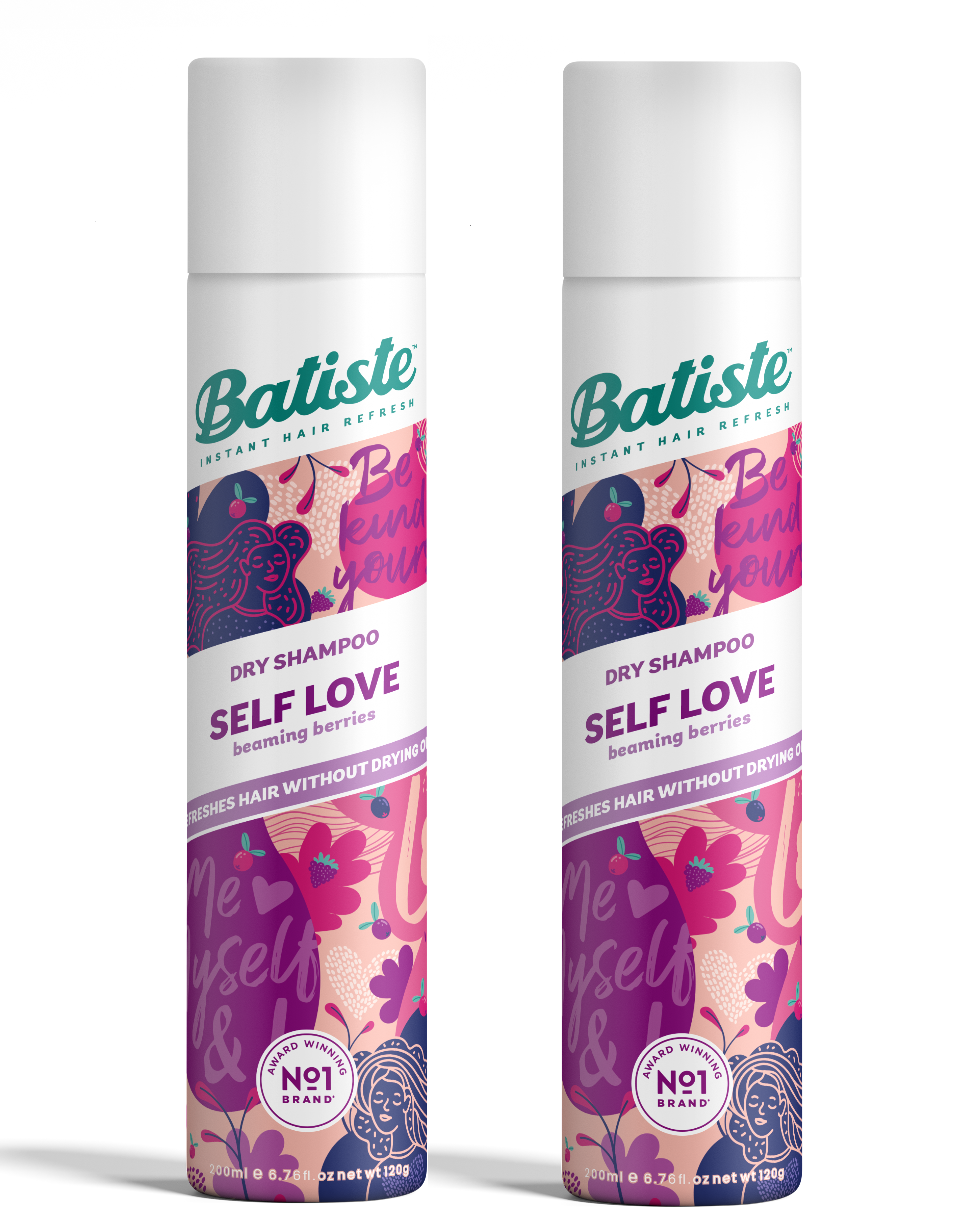 Batiste - 2 x Dry Shampoo Self Love 200 ml - Skjønnhet