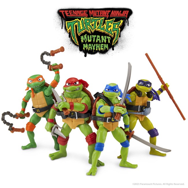 Turtles Mutant Mayhem - Basic Figures 12cm Asst. (46-83269)