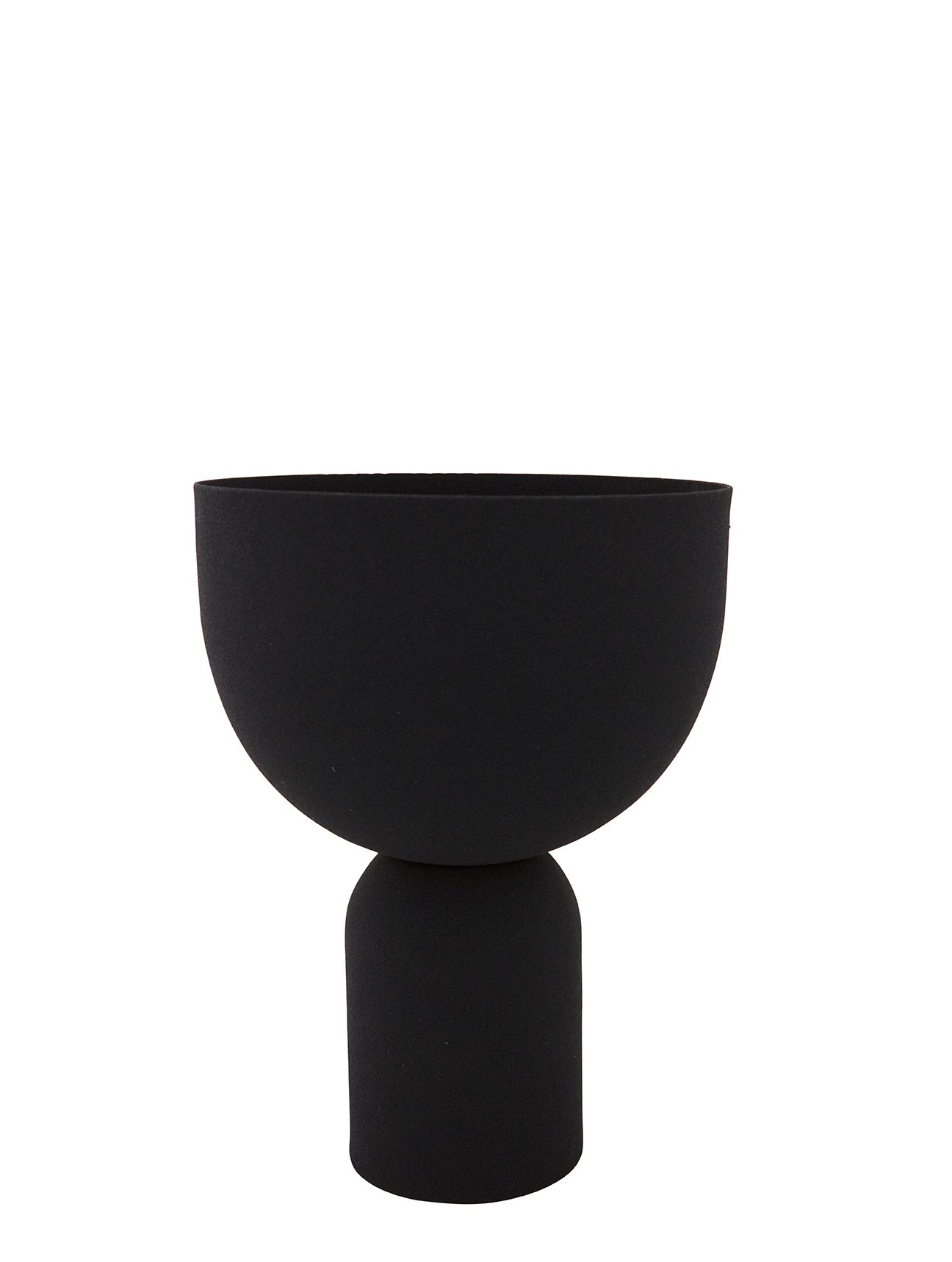 AYTM - Torus Flowerpot Small H23 cm - Black/Black - Hjemme og kjøkken