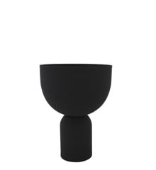 AYTM - Torus Flowerpot Small H23 cm - Black/Black