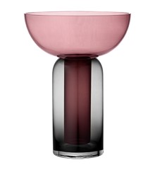 AYTM - Torus vase Large Ø25 x H33 cm - Black/Rose