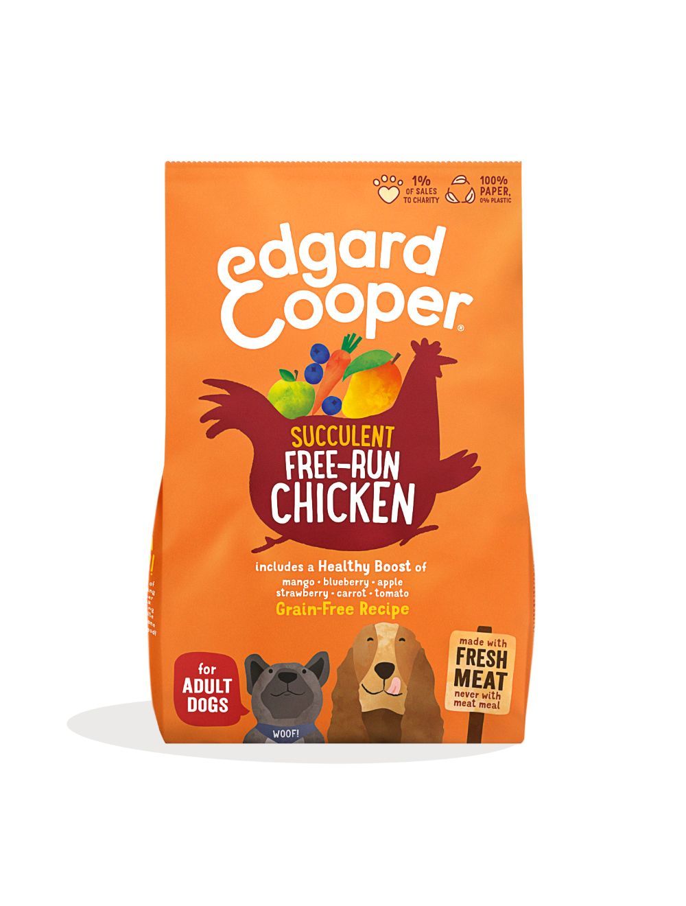Edgard Cooper - Fresh Free-Run Chicken 2,5kg - (542503948501) - Kjæledyr og utstyr