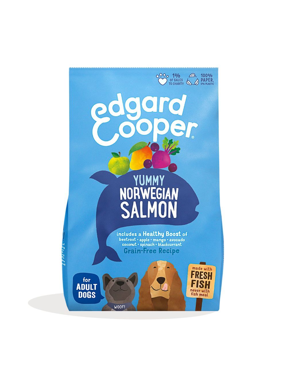 Edgard Cooper - Fresh Norwegian Salmon 2,5kg - (542503948505) - Kjæledyr og utstyr