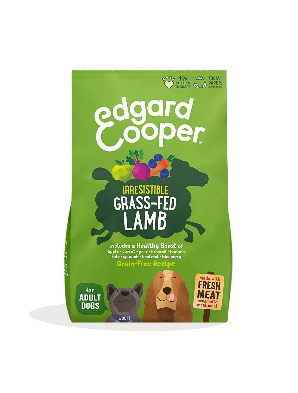 Edgard Cooper - Fresh Grass-Fed Lamb 2,5kg - (542503948509) - Kjæledyr og utstyr
