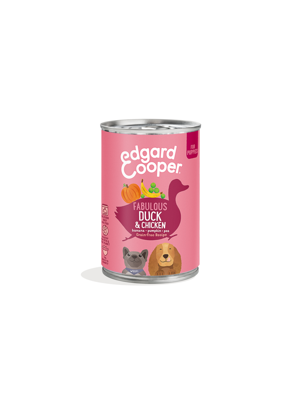 Edgard Cooper - BLAND 4 FOR 119 - Vådfoder And & Kylling - hvalp - 400gr - 5425039485324