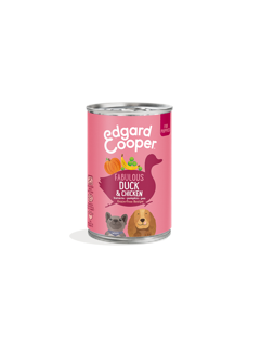 Edgard Cooper - BLAND 4 FOR 119 - Vådfoder And & Kylling, Puppy 400gr - 5425039485324