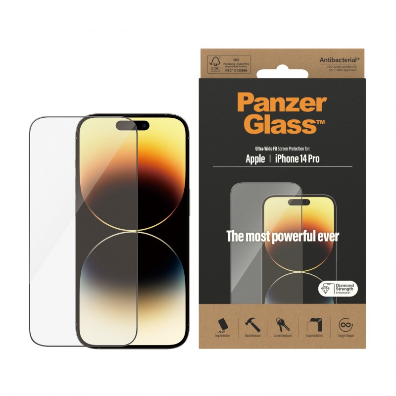 Panzerglass Ultra-wide Fit Iphone 14 Pro
