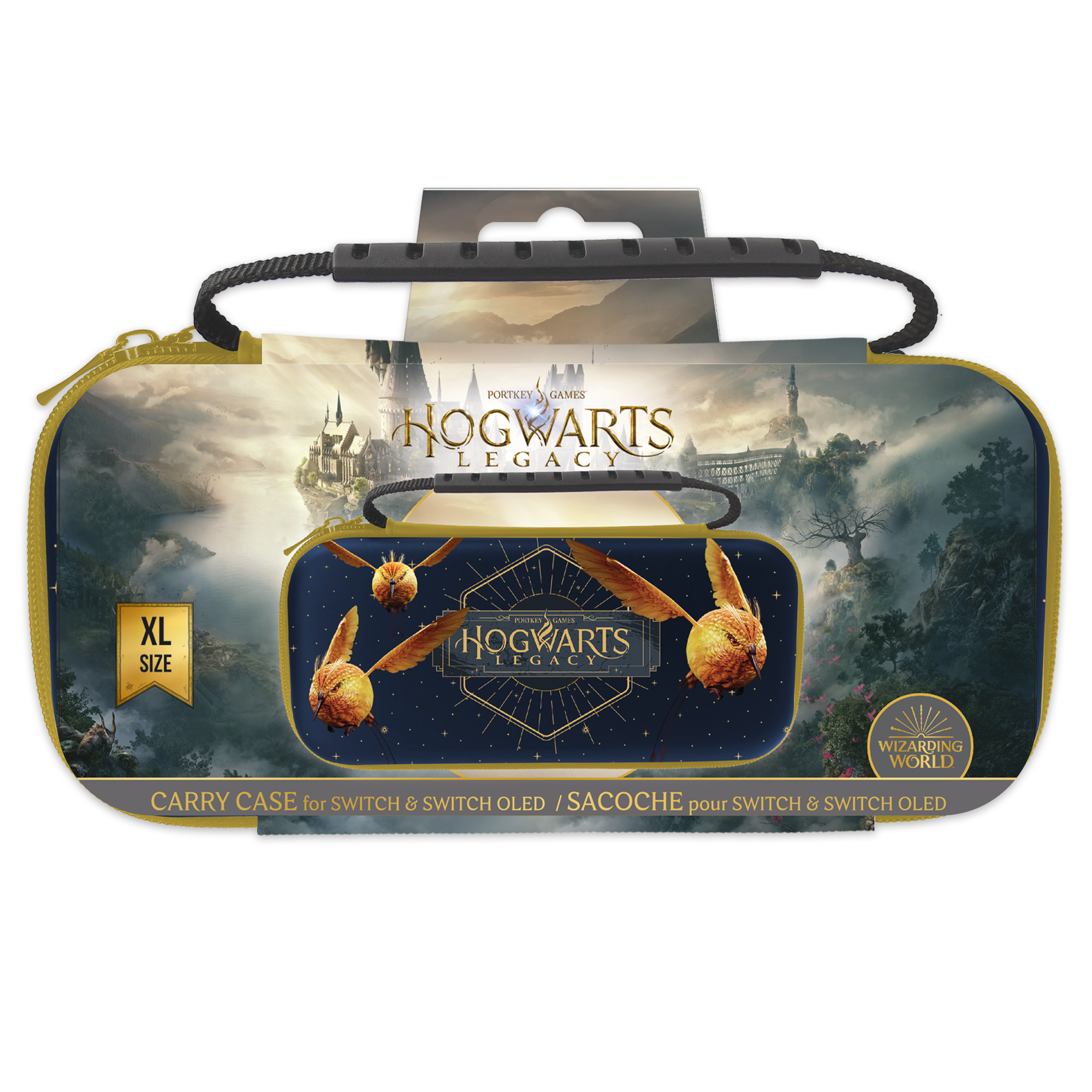 Harry Potter - XL carrying case - Hogwarts, Golden snitch - Videospill og konsoller