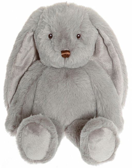 Teddykompaniet - Ecofriends Bunnies - Svea, Light Grey, 30 cm - TK2999