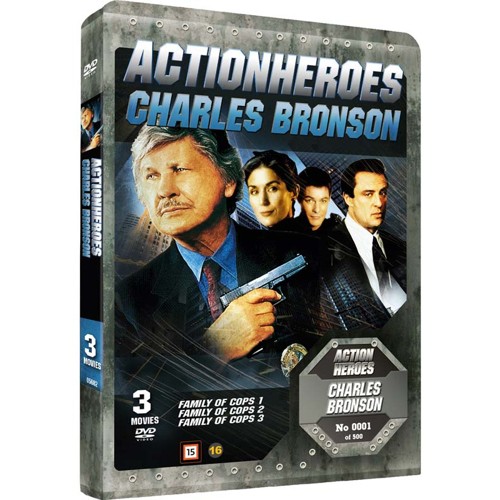 Charles Bronson: Family of Cops Trilogy Limited Edition steelbook