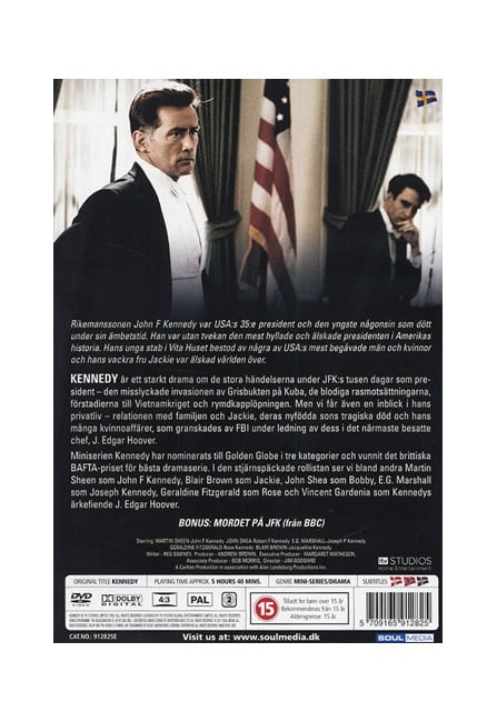 KENNEDY (MINISERIES) - 3 DVD box set