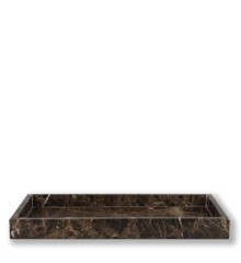 Mette Ditmer - MARBLE deco tray - Brown