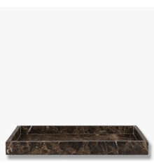 Mette Ditmer - MARBLE deco tray - Brown