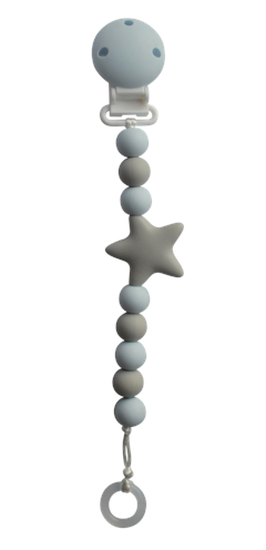 My Teddy - Pacifier Chain Star Blue (28-280082)