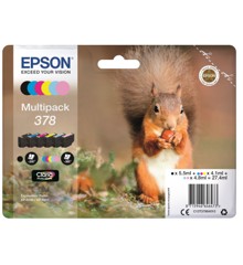 Epson - T378 Multipack 6-colours Claria Photo HD Ink