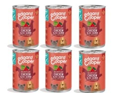 Edgard Cooper - 6 x Chicken & ASC Salmon Senior Wet food 400gr