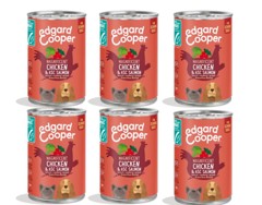 Edgard Cooper - Chicken & ASC Salmon Senior Wet food 400gr x 6