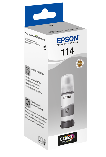 Epson - 114 EcoTank Grey Ink bottle