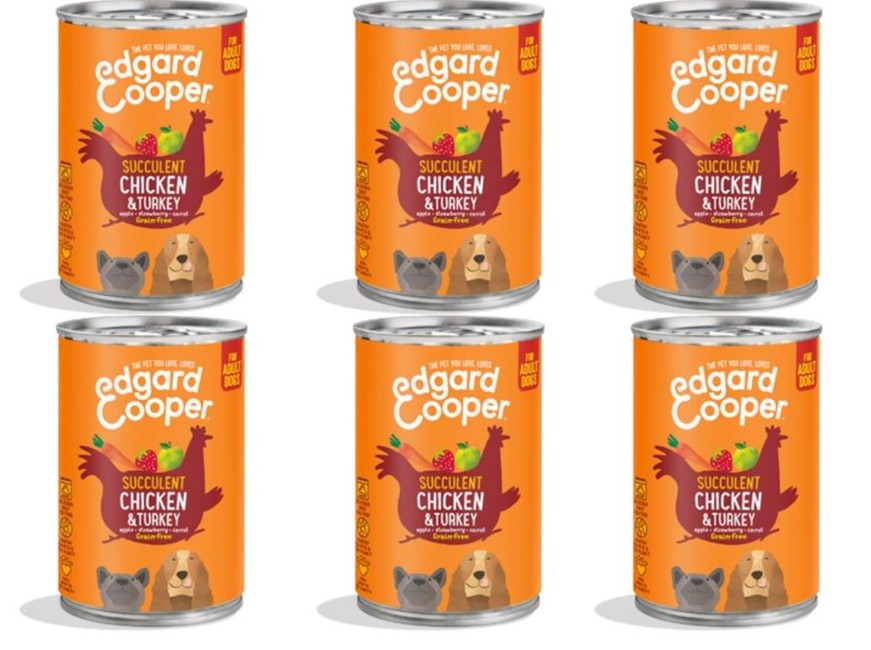 Edgard Cooper - Chicken & Turkey Adult Wet food 400gr x 6