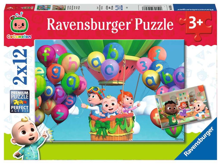 Ravensburger - Learn And Play Cocomelon 2x12p - (10105628)