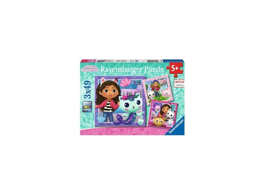 Ravensburger -  3x49p - Gabby's Dollhouse (10105659)