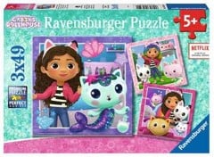 Ravensburger -  3x49p - Gabby's Dollhouse (10105659)