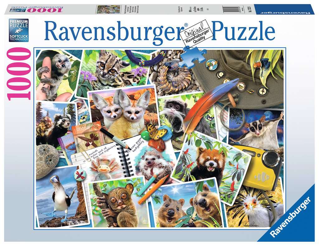 Ravensburger - Travellers Animal Journal 1000p - (10217322)