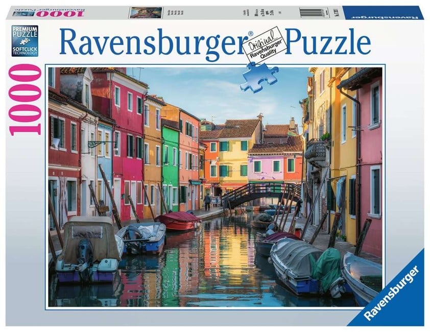 Ravensburger - Burano Canal, Venice 1000p - (12000623)