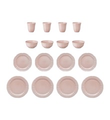SØHOLM - Solvej Tallerken sæt - Soft pink